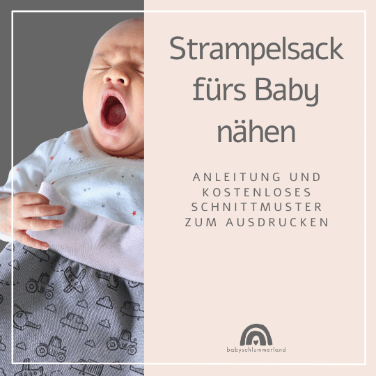 Strickanleitung Baby-Schlafsack, Schlupfsack, Pucksack, 2 Größen, 0 - 12  Monate